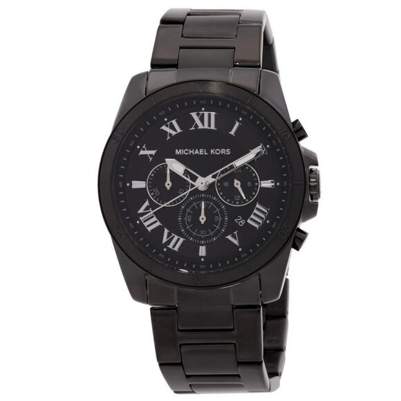 NWT Authentic Michael Kors Alek Chronograph Quartz Black Dial Men's Watch - Picture 1 of 3